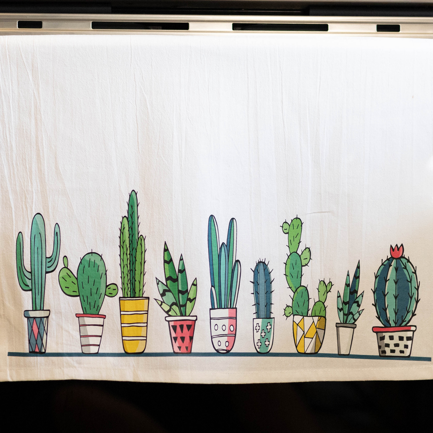 Cacti Decorative Tea Towel