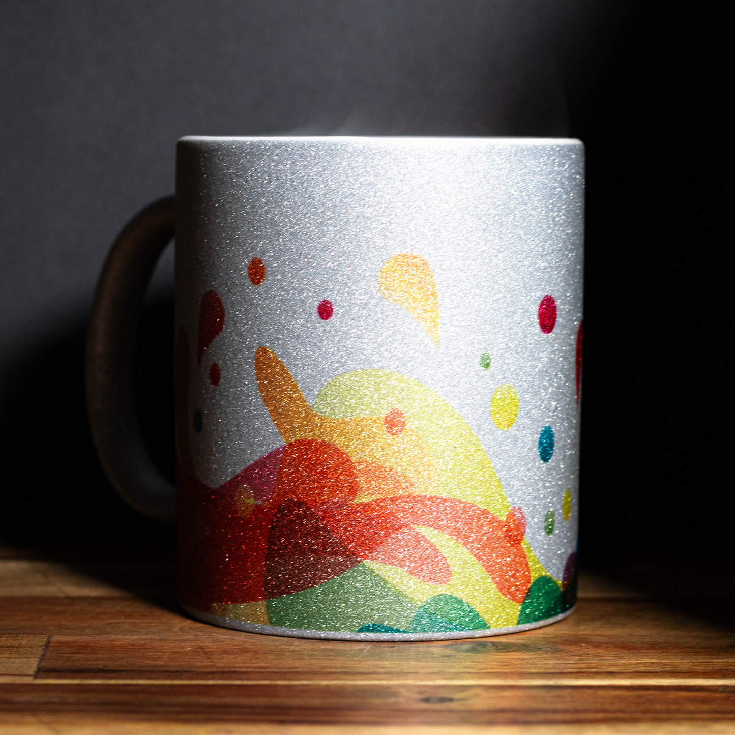 Rainbow Glitter Mug 11oz