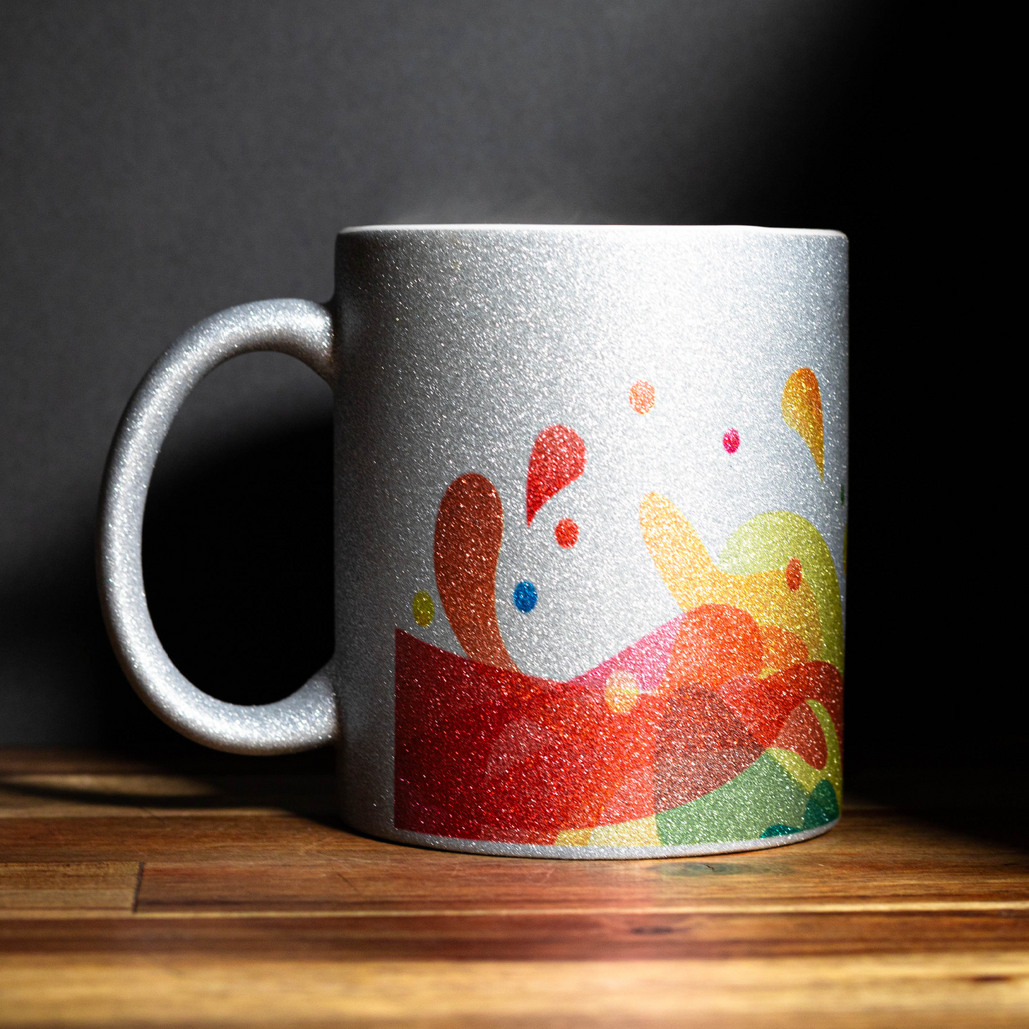 Rainbow Glitter Mug 11oz