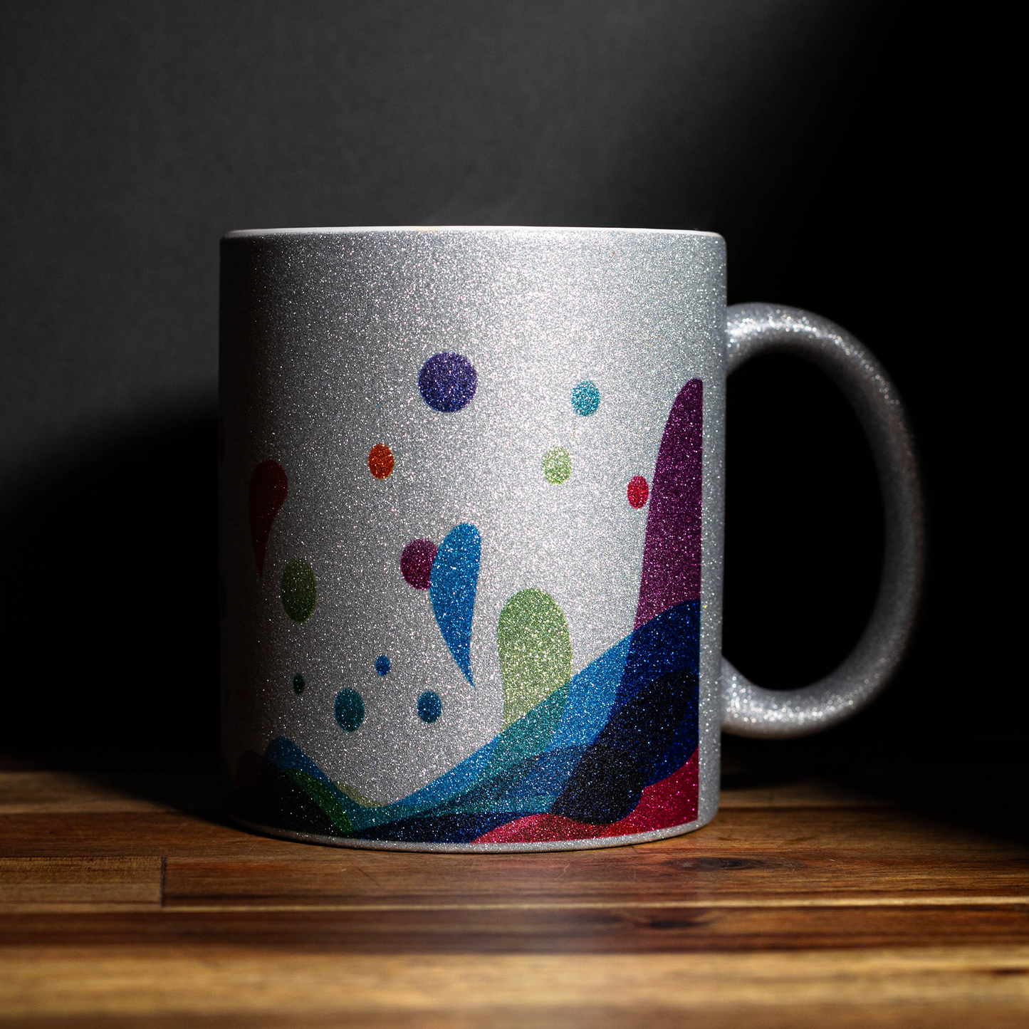 Rainbow Glitter Mug 11oz