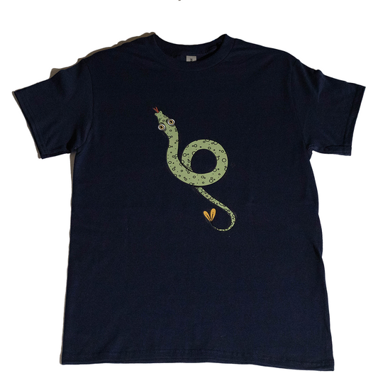 Curly Snake Short Sleeve T-Shirt