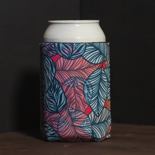 Colorful Leaf Koozie