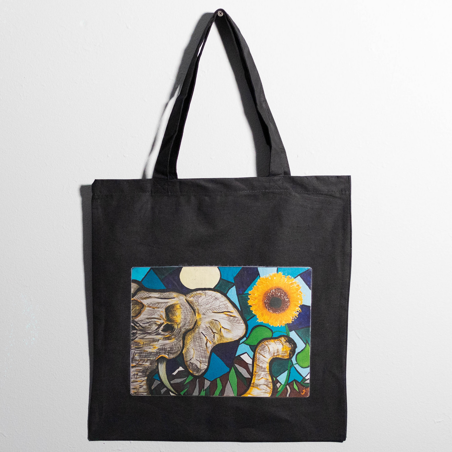 Elephant Painting Tote Bag