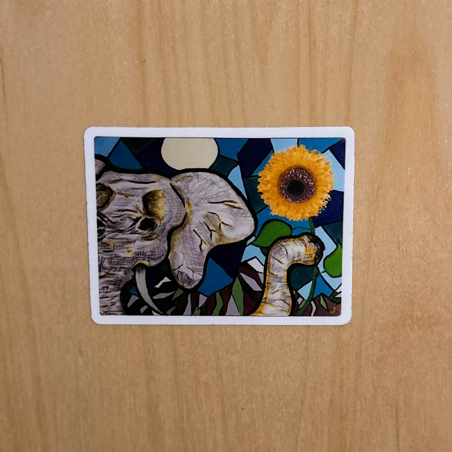 Elephant Painting Stickers