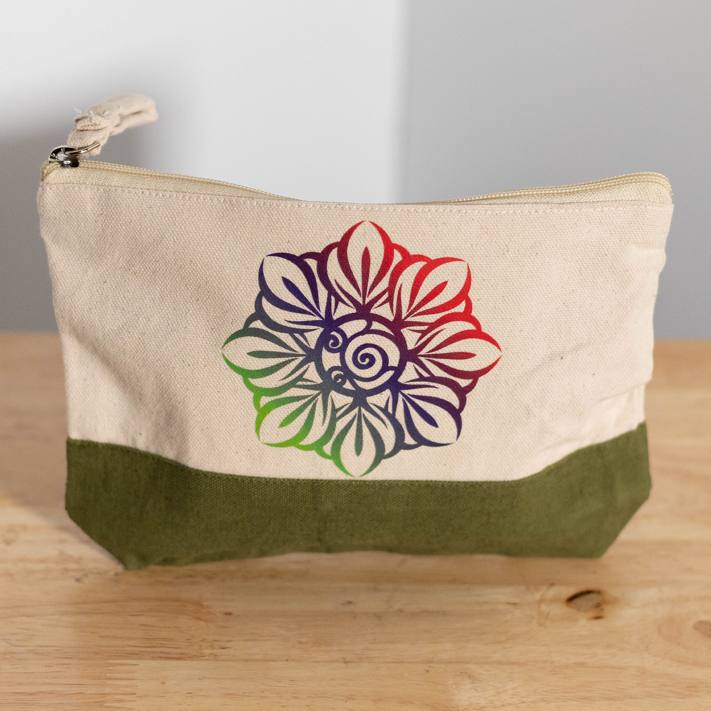 Flower Canvas Pencil Bag