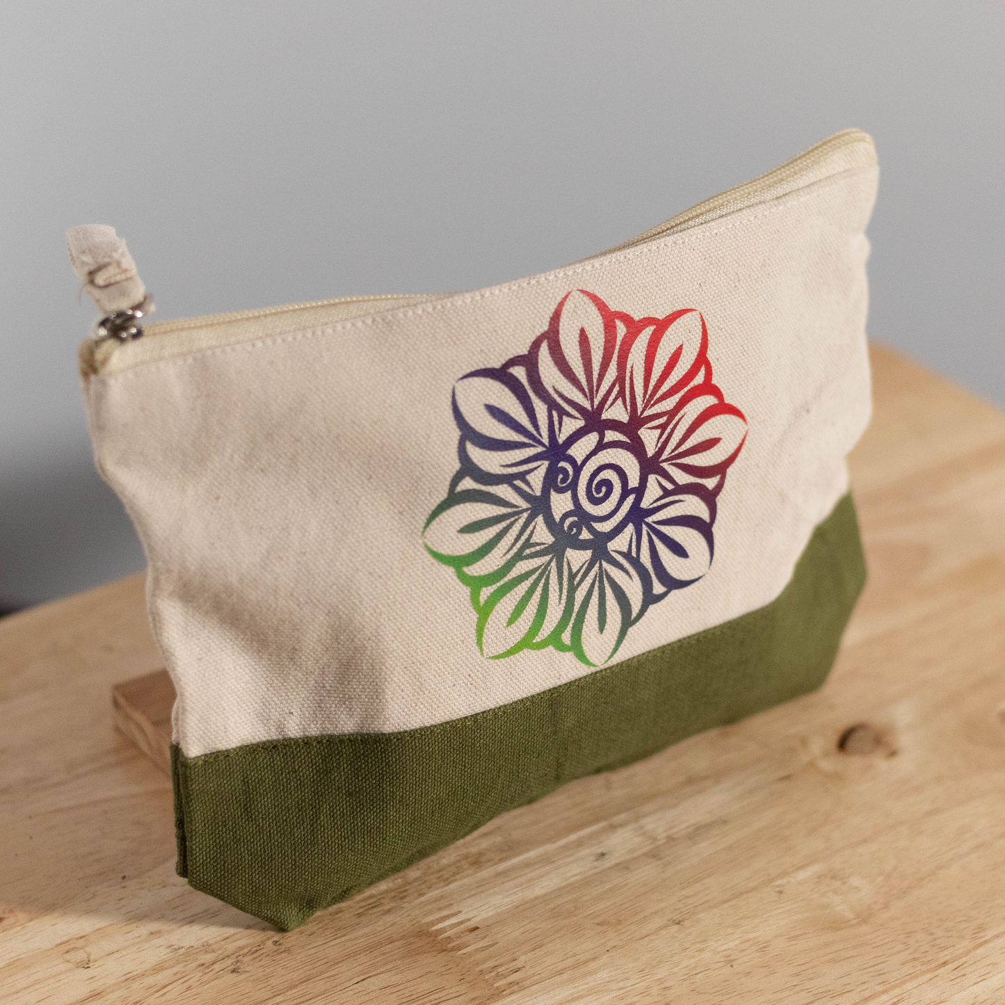 Flower Canvas Pencil Bag