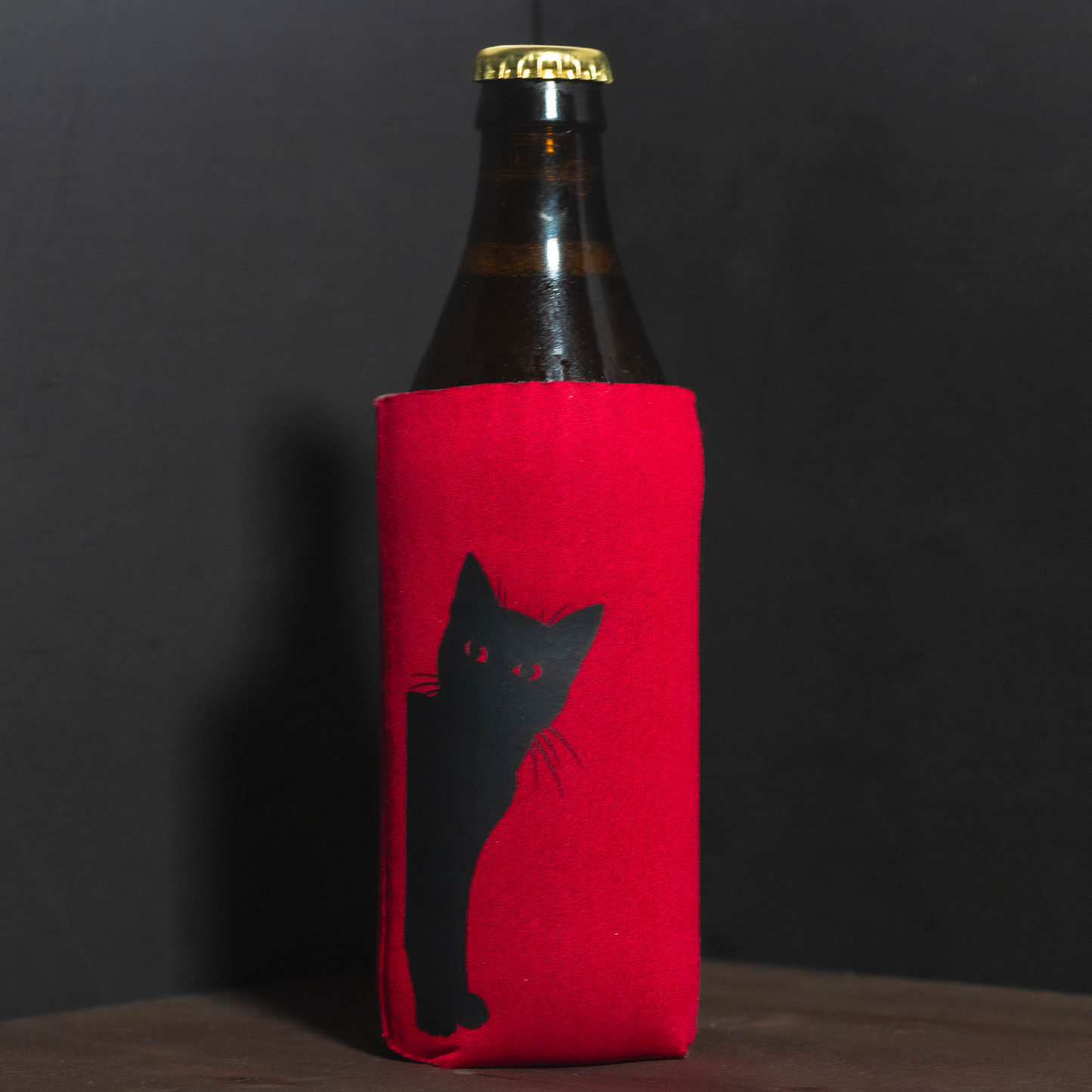 Black Cat Bottle Koozie