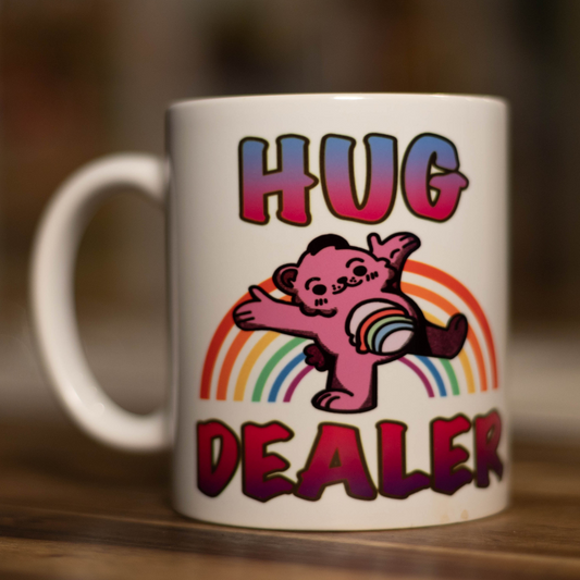 Hug Dealer White Mug 11oz