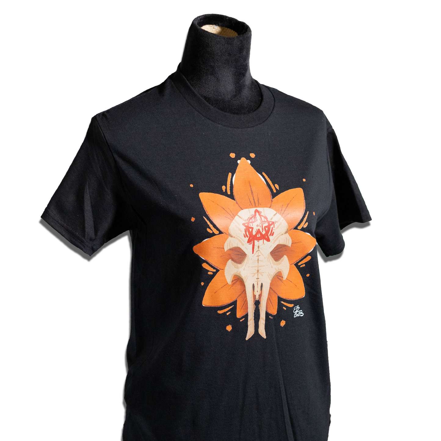 Sunflower Skull T-Shirt