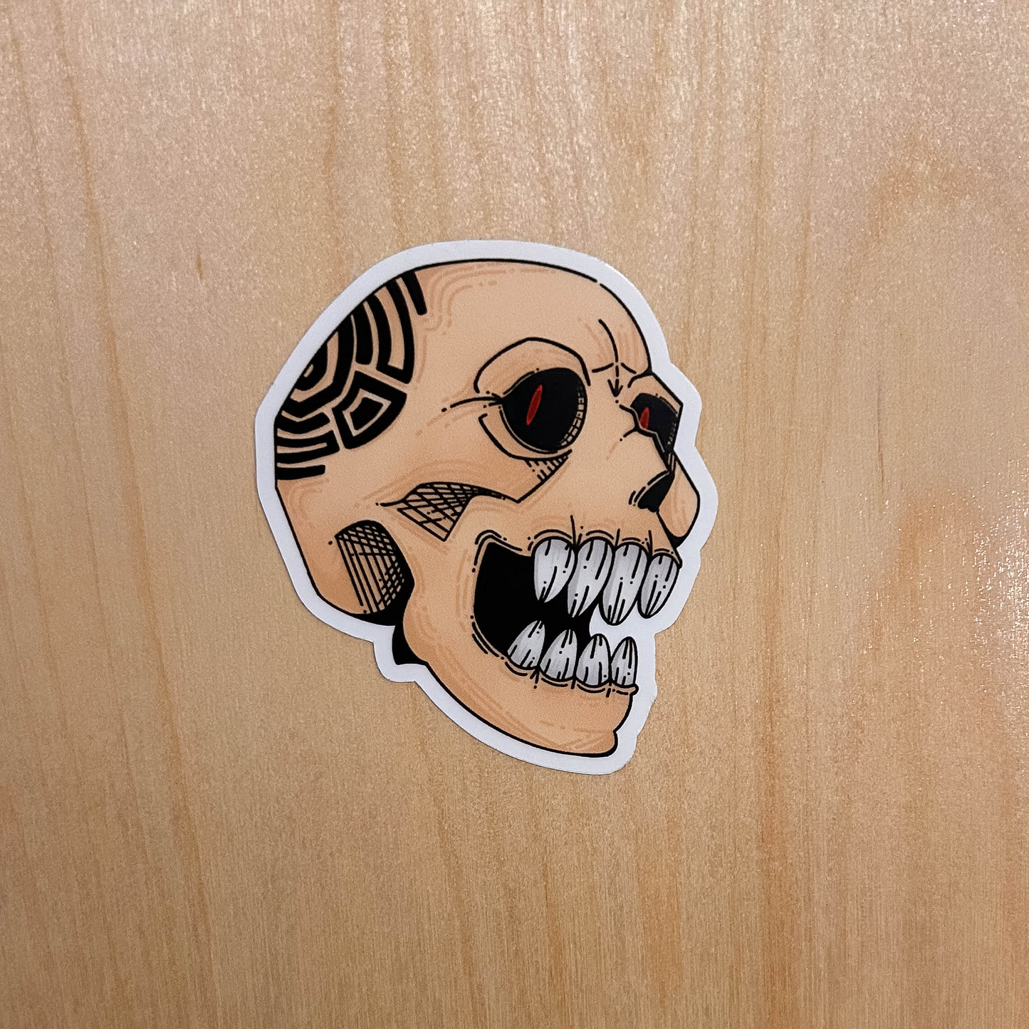 Skull Sticker